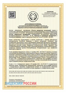 Приложение к сертификату для ИП Десногорск Сертификат СТО 03.080.02033720.1-2020
